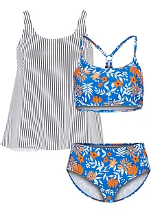 Tankini mit Bikini-Oberteil (3-tlg.Set), bonprix