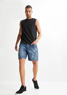 Short long en jean, Loose Fit, John Baner JEANSWEAR