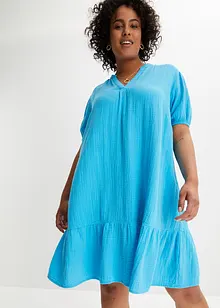 Robe en mousseline à volant, bonprix