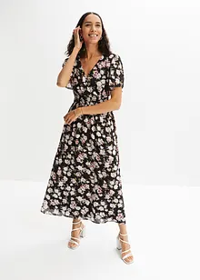 Maxikleid mit Blüten-Print, bonprix