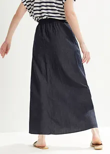 Jupe en jean taille élastique, Mid Waist, bpc bonprix collection