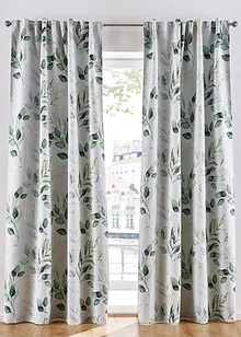 Rideau occultant à imprimé floral brillant (1 pce), bonprix