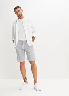 Bermuda mit Leinen, Regular Fit, bonprix