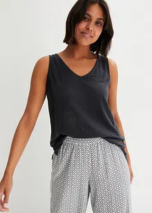 Leinen-Tanktop, bonprix