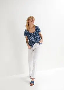 Jeansbluse aus Bio Baumwolle, bonprix