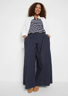 Jupe-culotte ample en jean, bonprix