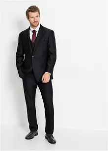 Anzug mit Weste und Krawatte (4-tlg. Set), Regular Fit, bonprix