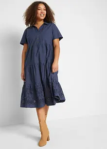 Tunika-Kleid mit Lochstickerei, bonprix