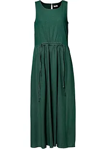 Maxi-Web-Kleid aus leichtem Leinen-Mix, bonprix