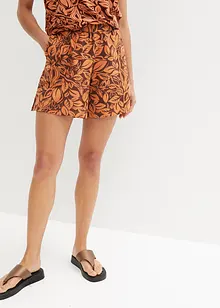 Short en jersey imprimé avec poches et taille confortable, bonprix