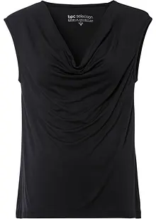 Top mit Wasserfallausschnitt, bonprix