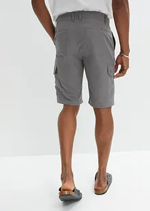 Bermuda cargo microfibre confortable en polyamide, Regular Fit, bonprix