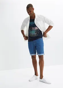Débardeur marcel avec imprimé photo en coton, bonprix