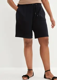 Short en molleton avec taille élastique et poches, bonprix