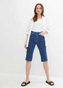 Jeans Bermuda Slim Fit High Waist, bonprix