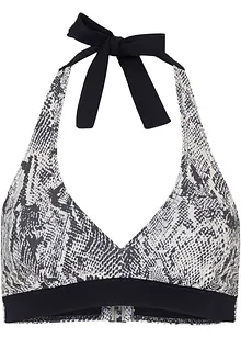 Neckholder Bikini Oberteil aus recyceltem Polyamid, bpc bonprix collection