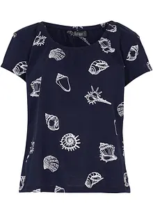 T-shirt imprimé à col rond, bonprix