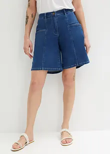 Wide Leg Jeans, High Waist, kurz, bpc bonprix collection