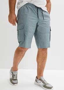 Bermuda cargo coupe confort avec taille élastiquée, Regular, bonprix