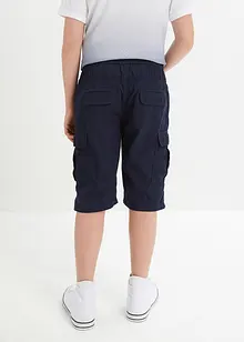 Schlupf-Cargo-Bermuda aus reiner Baumwolle, Regular Fit, bonprix