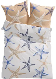 Parure de lit réversible motif étoiles de mer, bonprix