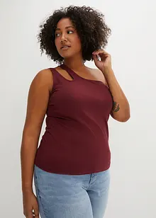 Cold-Shoulder Top mit Bio-Baumwolle, bonprix