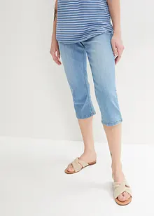 Slim Jeans, Mid Waist, Capri, bonprix