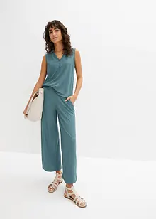 Pantalon en jersey crêpe, bonprix