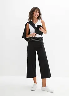 Jupe-culotte avec taille confortable, mi-mollet, bonprix