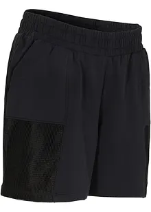 Sweat-Shorts mit Mesh, bpc bonprix collection