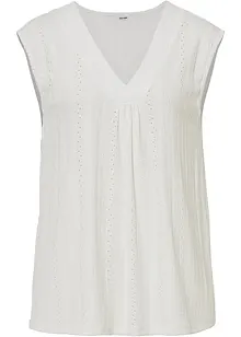 Top en broderie anglaise, bonprix