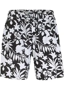 Weite Viskose Shorts mit High-Waist-Bequembund, bpc bonprix collection