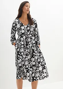Midikleid aus fließender Viskose, bonprix