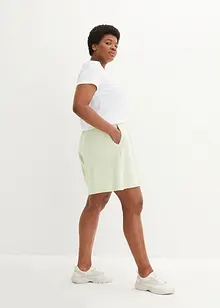 Shorts aus Wafflejersey und High-Waist-Bequembund, bpc bonprix collection