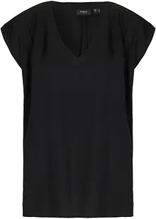 Blouse manches courtes en viscose fluide, bonprix