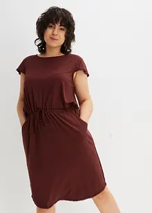 Robe midi en jersey viscose, bonprix