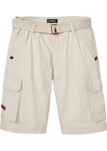 Bermuda cargo avec ceinture, Regular, bonprix