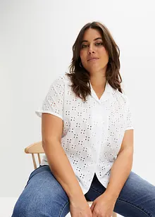 Chemisier tendance en broderie anglaise, bonprix