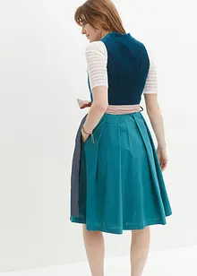 Dirndl mit Samt in Midilänge (2-tlg.Set), bonprix