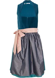 Dirndl mit Samt in Midilänge (2-tlg.Set), bonprix