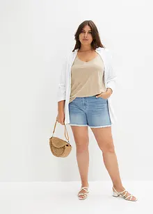 Short en jean, taille mi-haute, bonprix