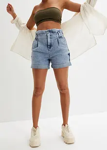 Paperbag Jeans-Shorts, bonprix