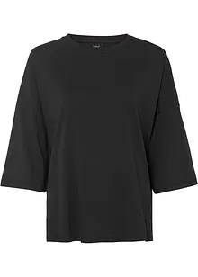 Baumwoll- Oversize-Shirt, halbarm, bonprix