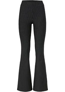 Ausgestellte Schlupfhose mit Nadelstreifen, bonprix