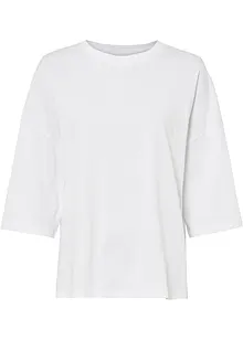 Oversize-Shirt aus elastischem Bio-Baumwoll-Mix, bonprix