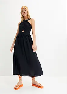 Robe longue avec découpe, bonprix