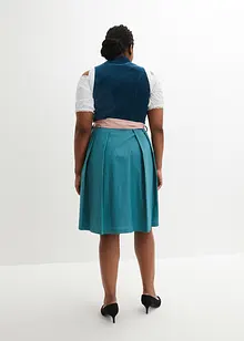 Dirndl mit Samt in Midilänge (2-tlg.Set), bonprix