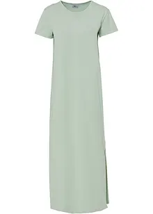 Baumwoll-Maxikleid mit Schlitz, bonprix