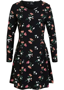 Jerseykleid mit Blumenmuster, bonprix