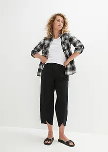 Pantalon 3/4 en léger lin mélangé, bonprix